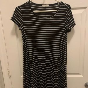 Black and White stripped T-shirt dress!